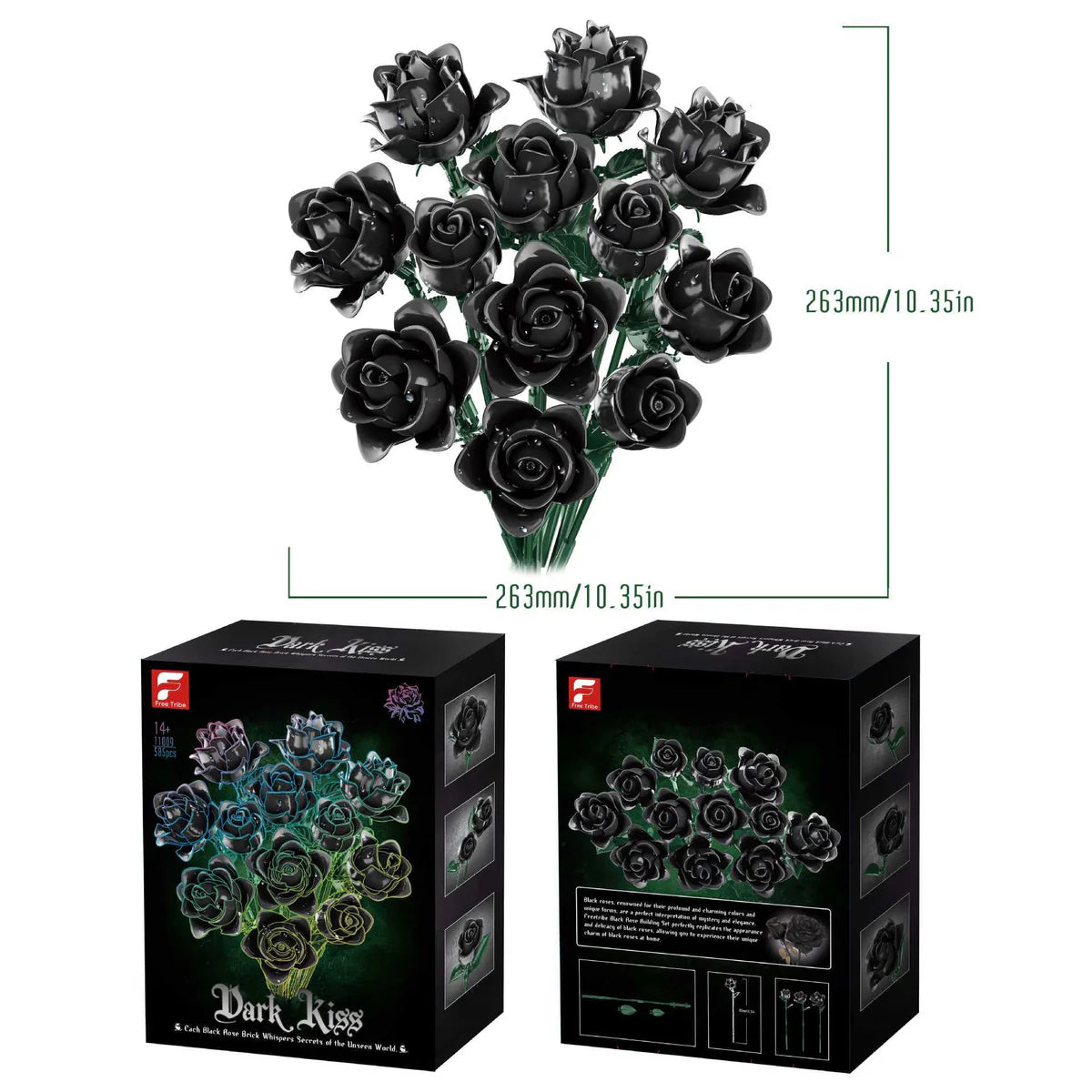 Black Rose Bouquet