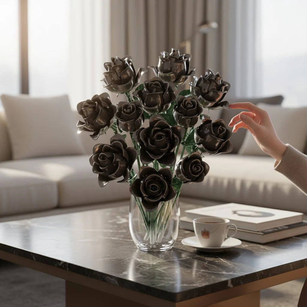 Black Rose Bouquet