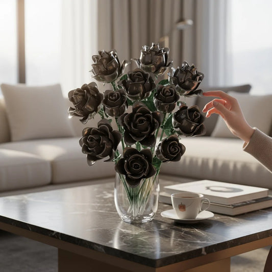 Black Rose Bouquet